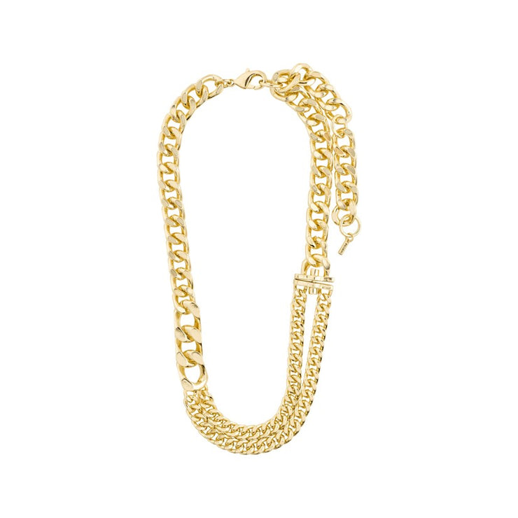 PILGRIM Friends Chunky Curb Chain Necklace
