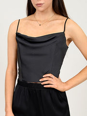 RD STYLE Carrie Crop Satin Cami
