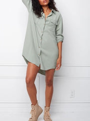 RD STYLE Poppy Cargo Pocket Shirt Dress
