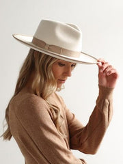 GIGI PIP Monroe Rancher Hat- Off White