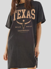 27 Vintage Texas Tee Shirt Dress