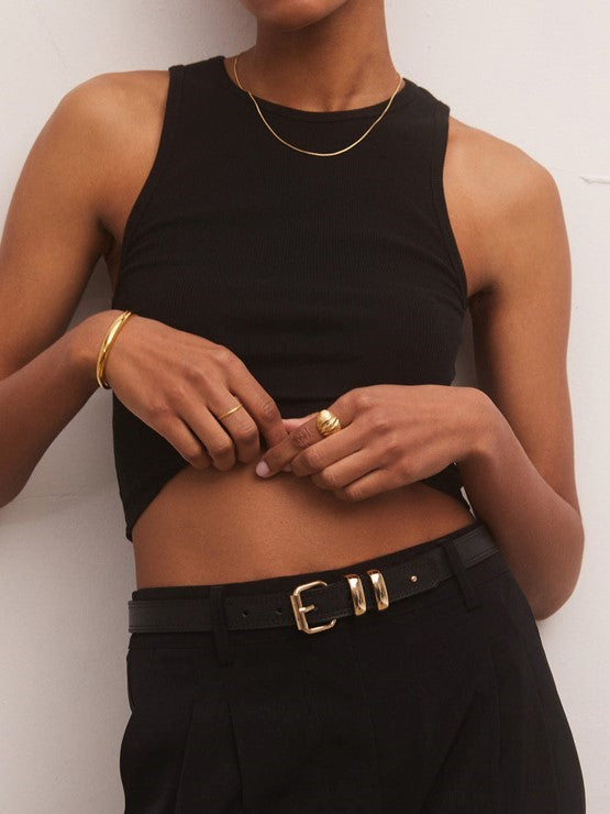 Z SUPPLY Hannah Cropped Rib Tank