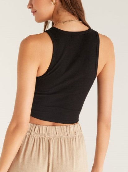 Z SUPPLY Hannah Cropped Rib Tank