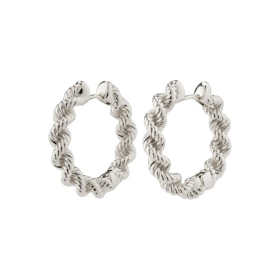 PILGRIM Annika Robe Chain Hoop Earrings