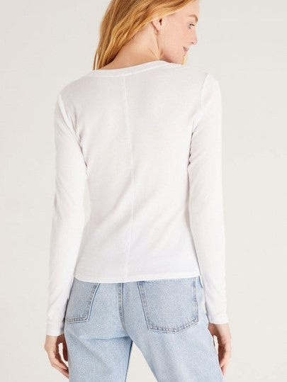 Z SUPPLY Sirena Rib Long Sleeve