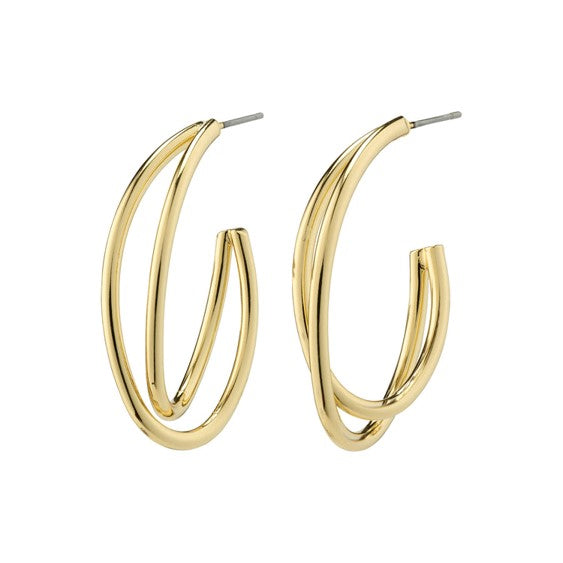 PILGRIM Angelica Graphic Hoop Earrings