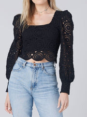 SALTWATER LUXE Mesa Lace Top