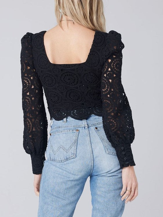 SALTWATER LUXE Mesa Lace Top