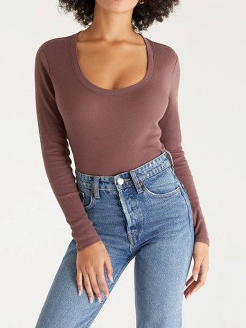 Z SUPPLY Sirena Rib Long Sleeve