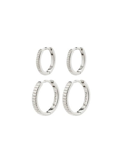 PILGRIM Happy Huggie Hoop 2-in-1 Set