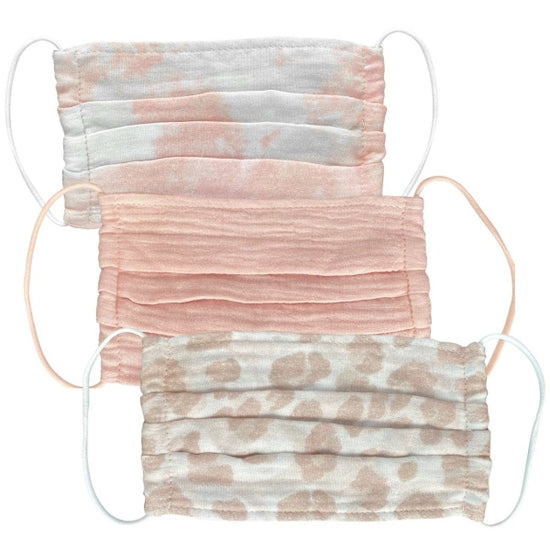 KITSCH Cotton Face Mask 3 Piece Set
