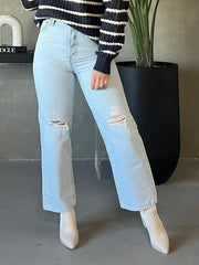 LEVI'S Ribcage Straight Ankle Ojai Up