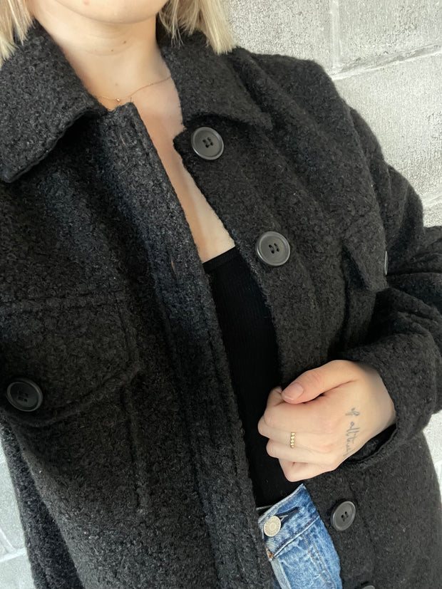 RD STYLE Jessie Boucle Shacket