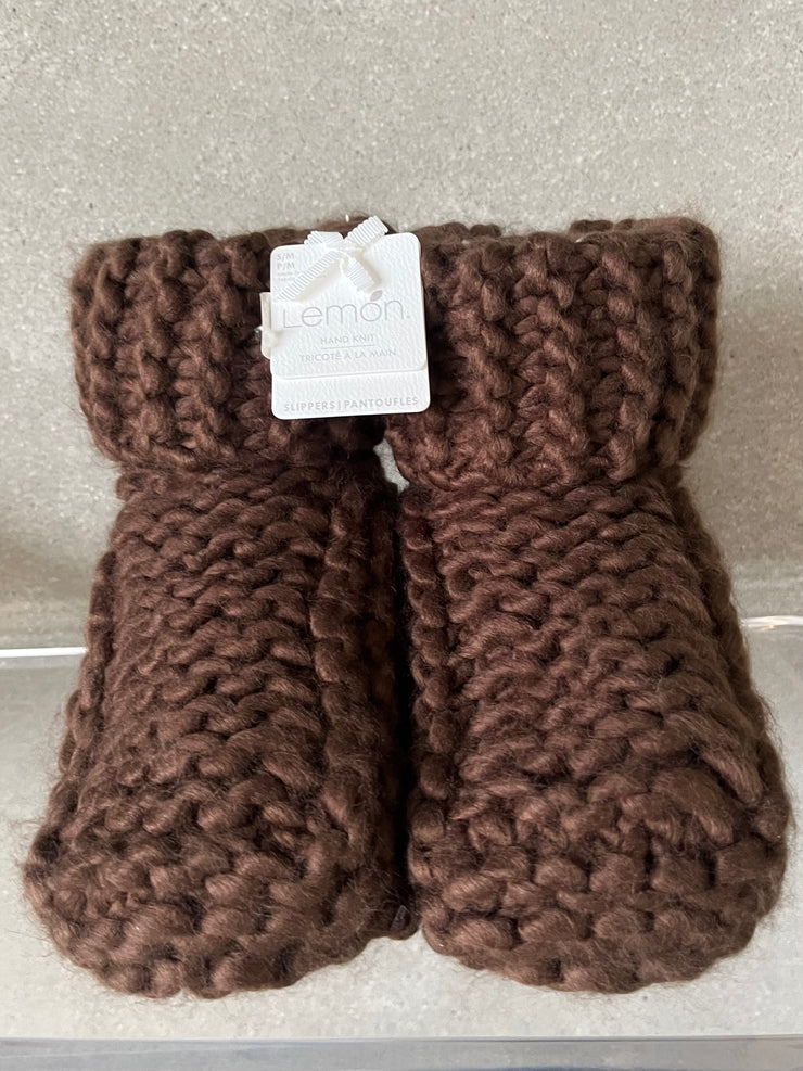 Lemon discount knit booties