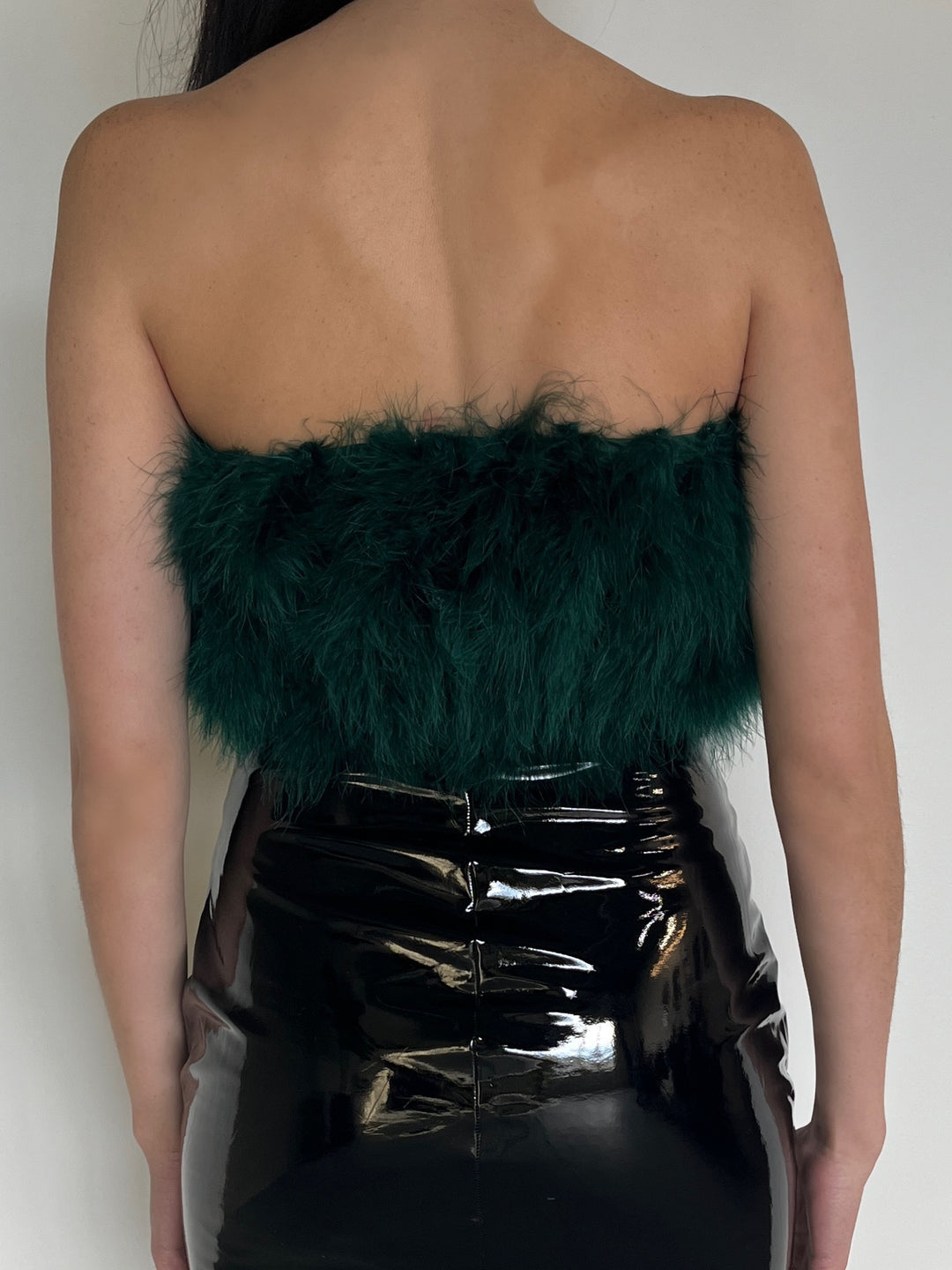 ё biotop Feather top 27 Feather Corset Tube Top – 27 Boutique