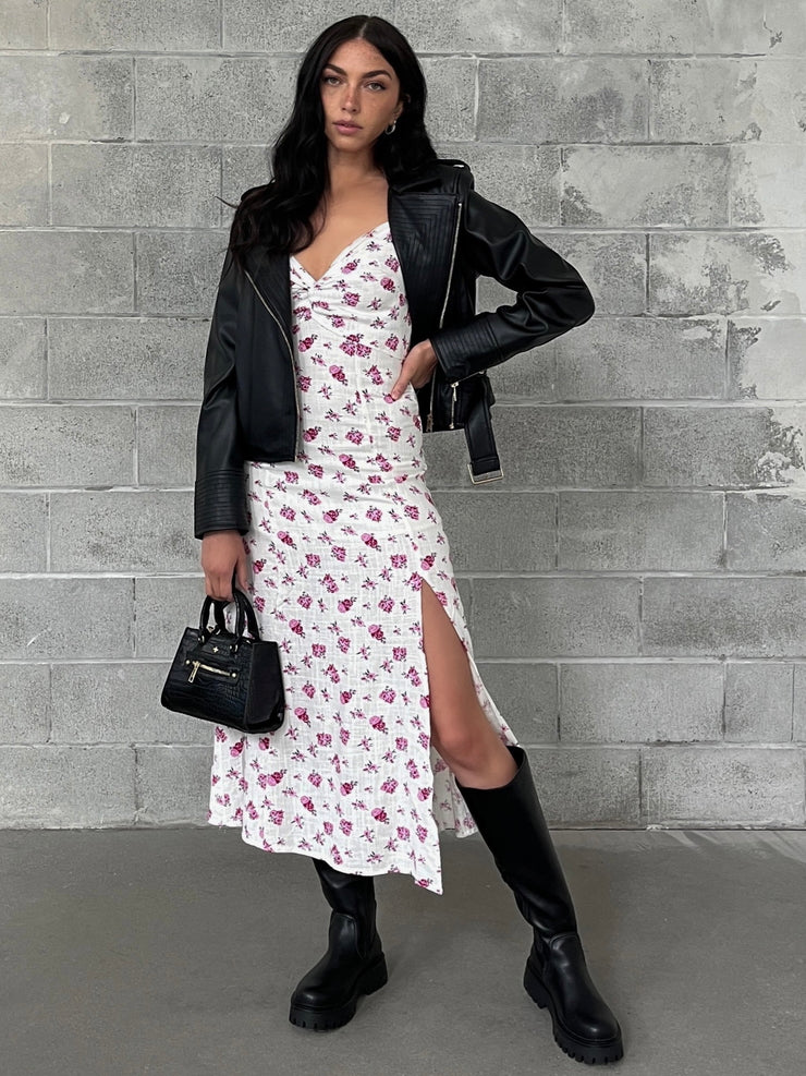 BLACK TAPE Scarlett Front Knot Dress