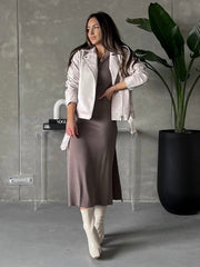 DEX Naomi Ribbed T-Shirt Maxi Dress