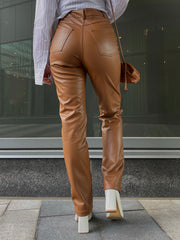 RD STYLE Faux Leather Pants