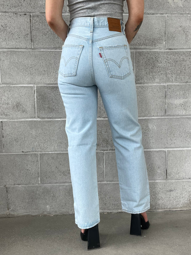 LEVI'S Ribcage Straight Ankle Ojai Up