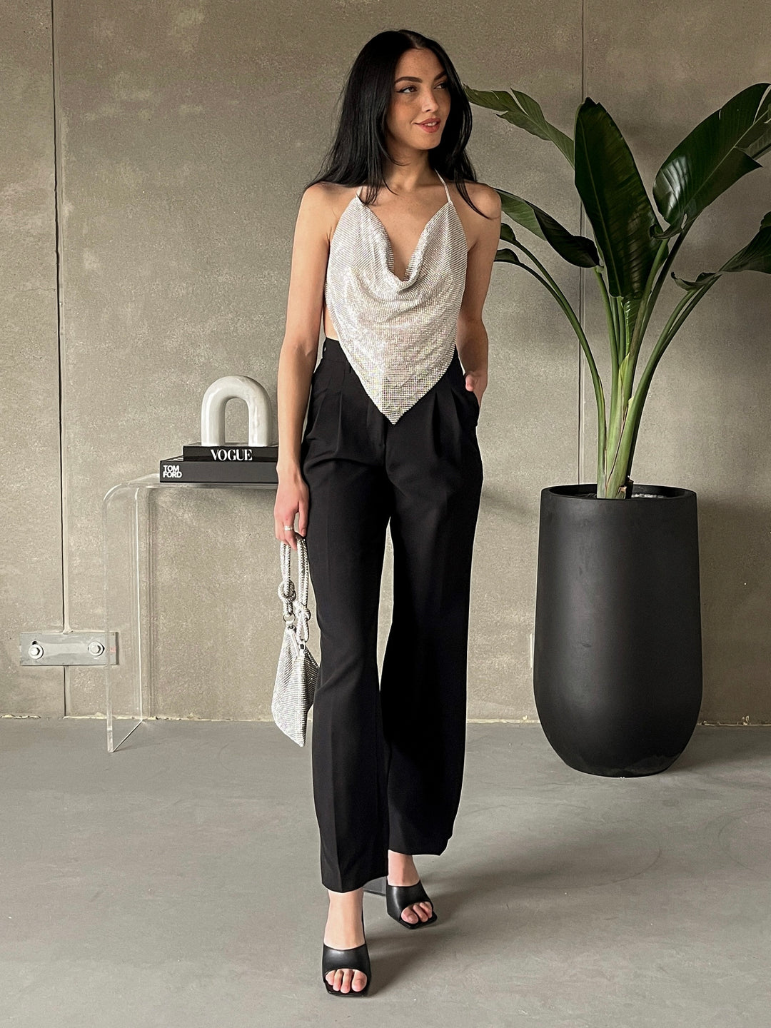 専用です！DIANTE Rhinestone halter neck tops 専用です！DIANTE Rhinestone halter neck tops above-all