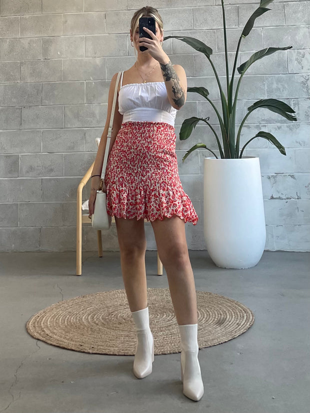 VERO MODA Nyla Smocked Skirt