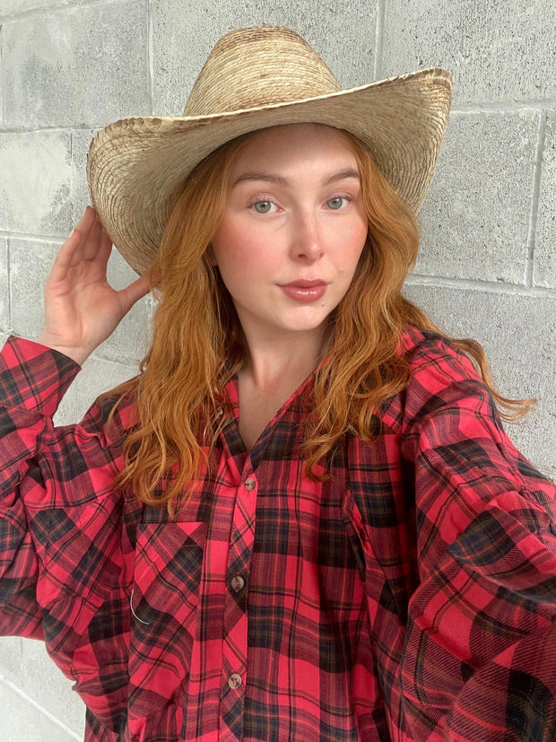 27 Bonanza Palm Leaf Cowboy Hat