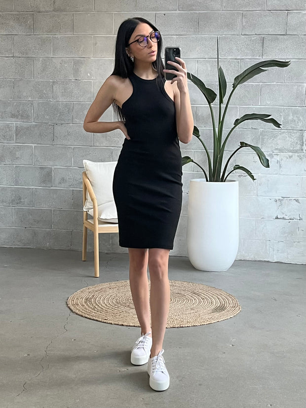 NOISY MAY Maci Halter Tank Dress