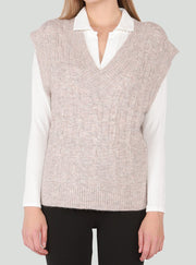 BLACK TAPE Hazel Sweater Vest